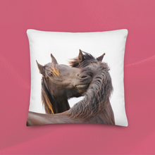 Load image into Gallery viewer, Horses in Love Premium Pillow