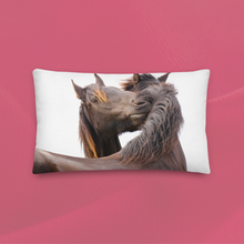 Load image into Gallery viewer, Horses in Love Premium Pillow