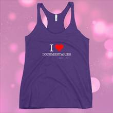 Load image into Gallery viewer, I Heart Documentaries Women's Racerback Tank