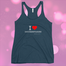 Load image into Gallery viewer, I Heart Documentaries Women's Racerback Tank