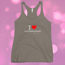 Load image into Gallery viewer, I Heart Documentaries Women's Racerback Tank