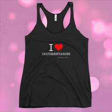 Load image into Gallery viewer, I Heart Documentaries Women's Racerback Tank