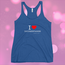 Load image into Gallery viewer, I Heart Documentaries Women's Racerback Tank