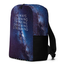 Load image into Gallery viewer, "Always Learning" Minimalist Backpack