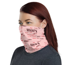 Load image into Gallery viewer, Mars Word Cloud Neck Gaiter