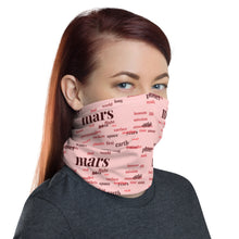 Load image into Gallery viewer, Mars Word Cloud Neck Gaiter