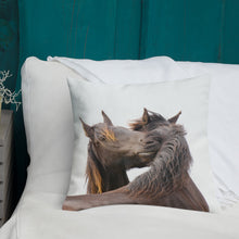 Load image into Gallery viewer, Horses in Love Premium Pillow