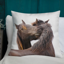 Load image into Gallery viewer, Horses in Love Premium Pillow