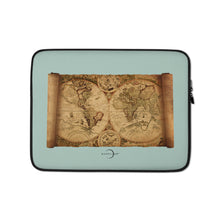 Load image into Gallery viewer, Antique Map Laptop Sleeve