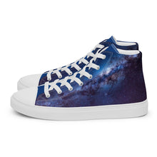 Load image into Gallery viewer, Men’s Milky Way High Top Canvas Shoes