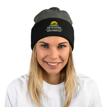 Load image into Gallery viewer, The Mountains Are Calling Pom-Pom Beanie