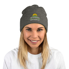 Load image into Gallery viewer, The Mountains Are Calling Pom-Pom Beanie