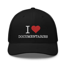 Load image into Gallery viewer, I Heart Documentaries Trucker Cap