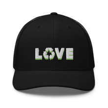 Load image into Gallery viewer, Love Recycling Trucker Cap