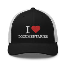 Load image into Gallery viewer, I Heart Documentaries Trucker Cap