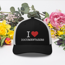 Load image into Gallery viewer, I Heart Documentaries Trucker Cap