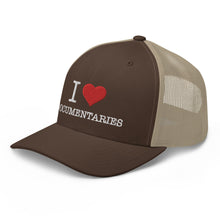 Load image into Gallery viewer, I Heart Documentaries Trucker Cap