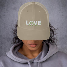 Load image into Gallery viewer, Love Recycling Trucker Cap
