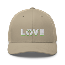 Load image into Gallery viewer, Love Recycling Trucker Cap
