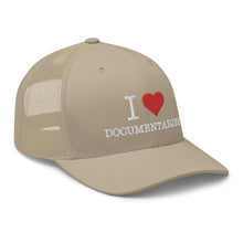 Load image into Gallery viewer, I Heart Documentaries Trucker Cap
