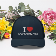 Load image into Gallery viewer, I Heart Documentaries Trucker Cap