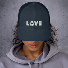Load image into Gallery viewer, Love Recycling Trucker Cap