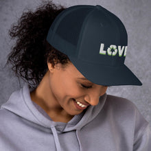 Load image into Gallery viewer, Love Recycling Trucker Cap