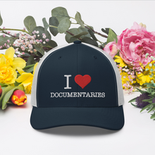 Load image into Gallery viewer, I Heart Documentaries Trucker Cap