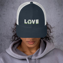 Load image into Gallery viewer, Love Recycling Trucker Cap