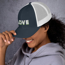 Load image into Gallery viewer, Love Recycling Trucker Cap