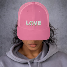 Load image into Gallery viewer, Love Recycling Trucker Cap