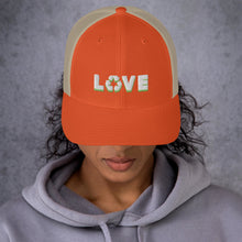 Load image into Gallery viewer, Love Recycling Trucker Cap
