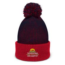 Load image into Gallery viewer, The Mountains Are Calling Pom-Pom Beanie