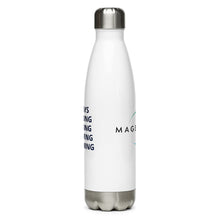 Load image into Gallery viewer, "Always Learning" MagellanTV Stainless Steel Water Bottle