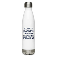Load image into Gallery viewer, "Always Learning" MagellanTV Stainless Steel Water Bottle