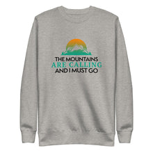 Load image into Gallery viewer, The Mountains Are Calling Unisex Fleece Pullover