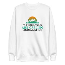 Load image into Gallery viewer, The Mountains Are Calling Unisex Fleece Pullover