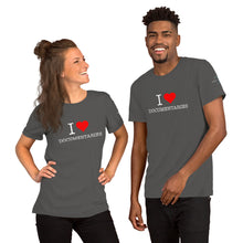 Load image into Gallery viewer, I Heart Documentaries Short-Sleeve Unisex T-Shirt Dark