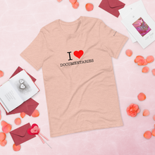 Load image into Gallery viewer, I Heart Documentaries Short-Sleeve Unisex T-Shirt Light