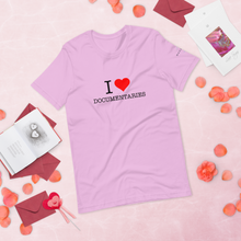 Load image into Gallery viewer, I Heart Documentaries Short-Sleeve Unisex T-Shirt Light