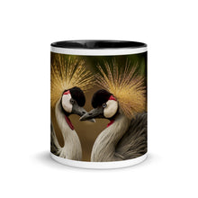Load image into Gallery viewer, Cranes in Love Mug with Color Inside