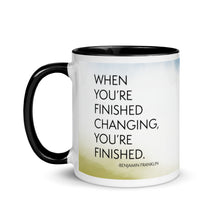 Load image into Gallery viewer, Benjamin Franklin Mug with Color Inside