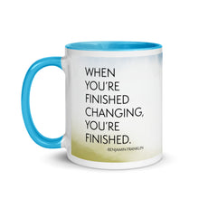 Load image into Gallery viewer, Benjamin Franklin Mug with Color Inside