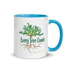 Load image into Gallery viewer, Every Tree Counts Mug with Color Inside