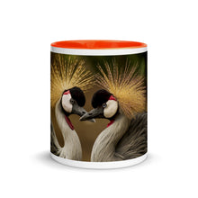 Load image into Gallery viewer, Cranes in Love Mug with Color Inside
