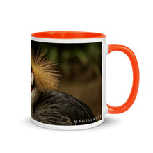 Load image into Gallery viewer, Cranes in Love Mug with Color Inside