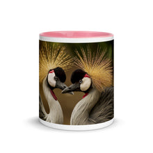 Load image into Gallery viewer, Cranes in Love Mug with Color Inside