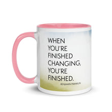 Load image into Gallery viewer, Benjamin Franklin Mug with Color Inside