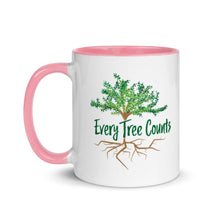 Load image into Gallery viewer, Every Tree Counts Mug with Color Inside