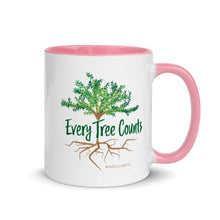 Load image into Gallery viewer, Every Tree Counts Mug with Color Inside